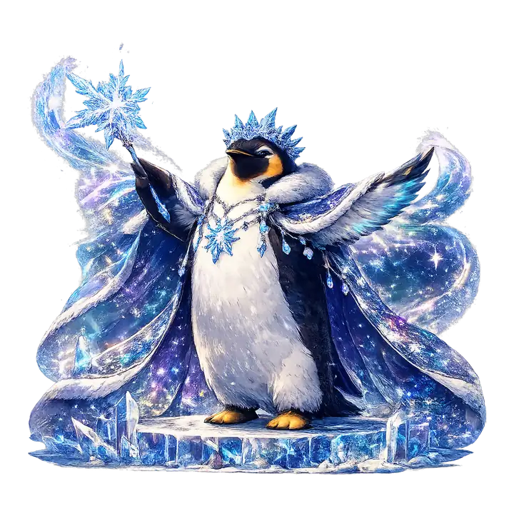 aurora-penguin