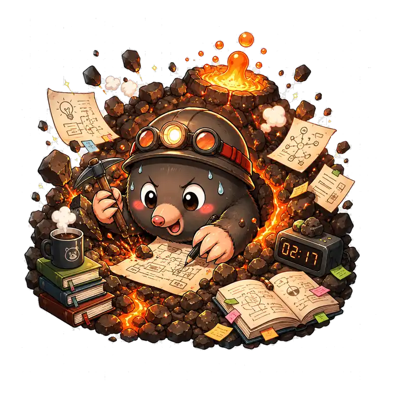 マグマモグラ（心の体力MP診断のキャラクター）
