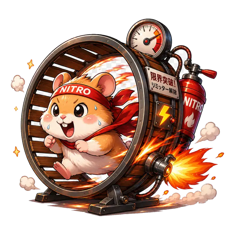 ニトロはむすたー（心の体力MP診断のキャラクター）