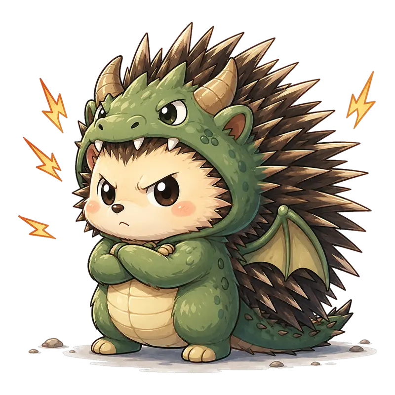 さわんなドラゴン(心の体力MP診断のキャラクター)